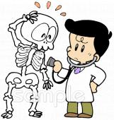 幼稚園向けお医者さん無料イラストお試しフリー素材(カット)