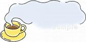幼稚園向けコーヒー無料イラストお試しフリー素材(カット)