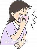 幼稚園向け花粉症無料イラストお試しフリー素材(カット)