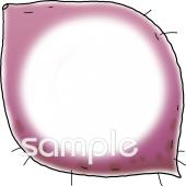 幼稚園向けさつまいも 文字枠無料イラストお試しフリー素材(カット)