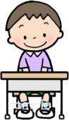 公民館・市役所・町村役場のための授業 男の子無料イラストお試しフリー素材(カット)