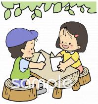 公民館・市役所・町村役場のための野外教室無料イラストお試しフリー素材(カット)