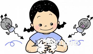 公民館・市役所・町村役場のための食中毒予防無料イラストお試しフリー素材(カット)