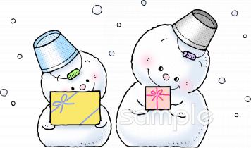 公民館・市役所・町村役場のためのプレゼント無料イラストお試しフリー素材(カット)