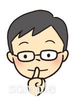 公民館・市役所・町村役場のための静かに話そう無料イラストお試しフリー素材(カット)