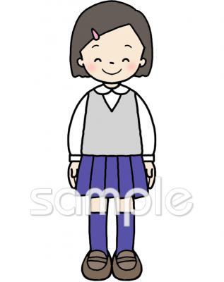 公民館・市役所・町村役場のための気をつけ無料イラストお試しフリー素材(カット)