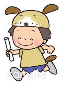 公民館・市役所・町村役場のための10月の壁面飾り無料イラストお試しフリー素材(カット)