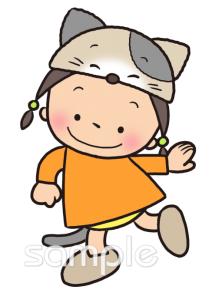 公民館・市役所・町村役場のための10月の壁面飾り無料イラストお試しフリー素材(カット)