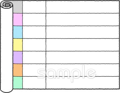 公民館・市役所・町村役場のためのテンプレート 学年無料イラストお試しフリー素材(カット)