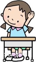 公民館・市役所・町村役場のための授業 女の子無料イラストお試しフリー素材(カット)