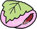 公民館・市役所・町村役場のための桜餅無料イラストお試しフリー素材(カット)