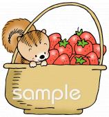 公民館・市役所・町村役場のためのいちご無料イラストお試しフリー素材(カット)