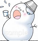 公民館・市役所・町村役場のためのうがい 冬無料イラストお試しフリー素材(カット)