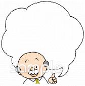 公民館・市役所・町村役場のための博士無料イラストお試しフリー素材(カット)