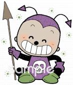 公民館・市役所・町村役場のためのバイキン無料イラストお試しフリー素材(カット)