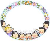 公民館・市役所・町村役場のための遠足 壁面飾り無料イラストお試しフリー素材(カット)