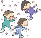 公民館・市役所・町村役場のための子ども 春無料イラストお試しフリー素材(カット)
